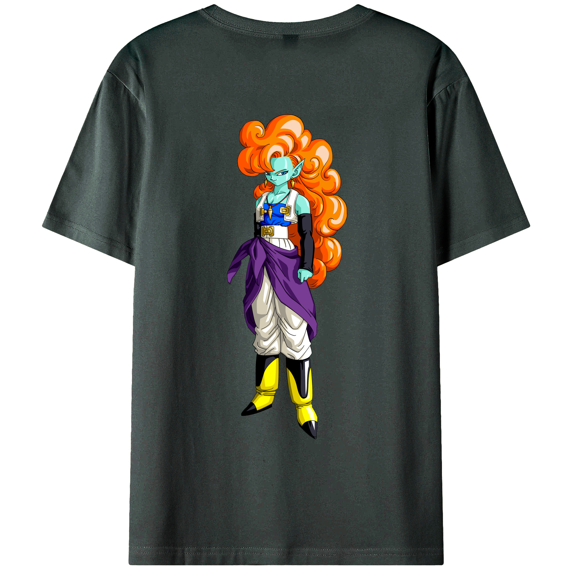 （画像用） ドラゴンボール DRAGON BALL 綿100％ メンズ半袖Tシャツ（バックプリント） 通気性
